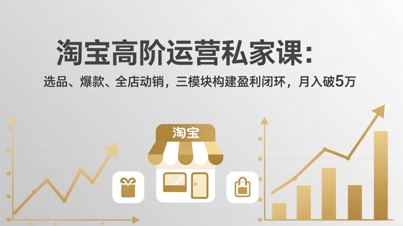 淘宝高阶运营私家课(更新26年4月18-xiaobairz