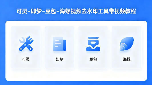可灵–即梦–豆包–海螺视频去水印工具带视频教程-xiaobairz
