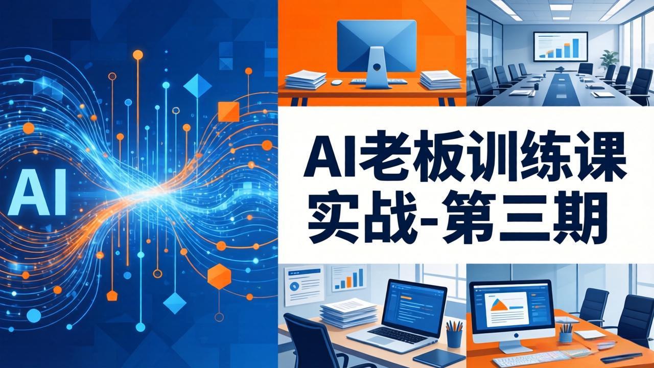 AI老板训练课实战-第三期：AI+内容应用落地教学，从0到1打通AI变现完整路径-xiaobairz