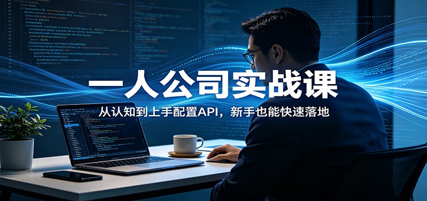 一人公司实战课：从认知到上手配置API，新手也能快速落地-xiaobairz