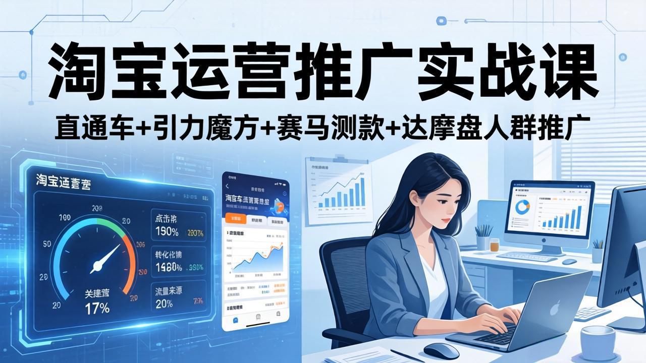 淘宝运营推广实战课(更新26年4月-xiaobairz