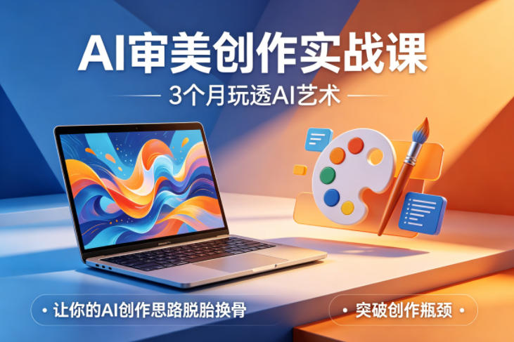 AI审美创作实战课，3个月玩透AI艺术，让你的AI创作思路脱胎换骨，突破创作瓶颈-xiaobairz