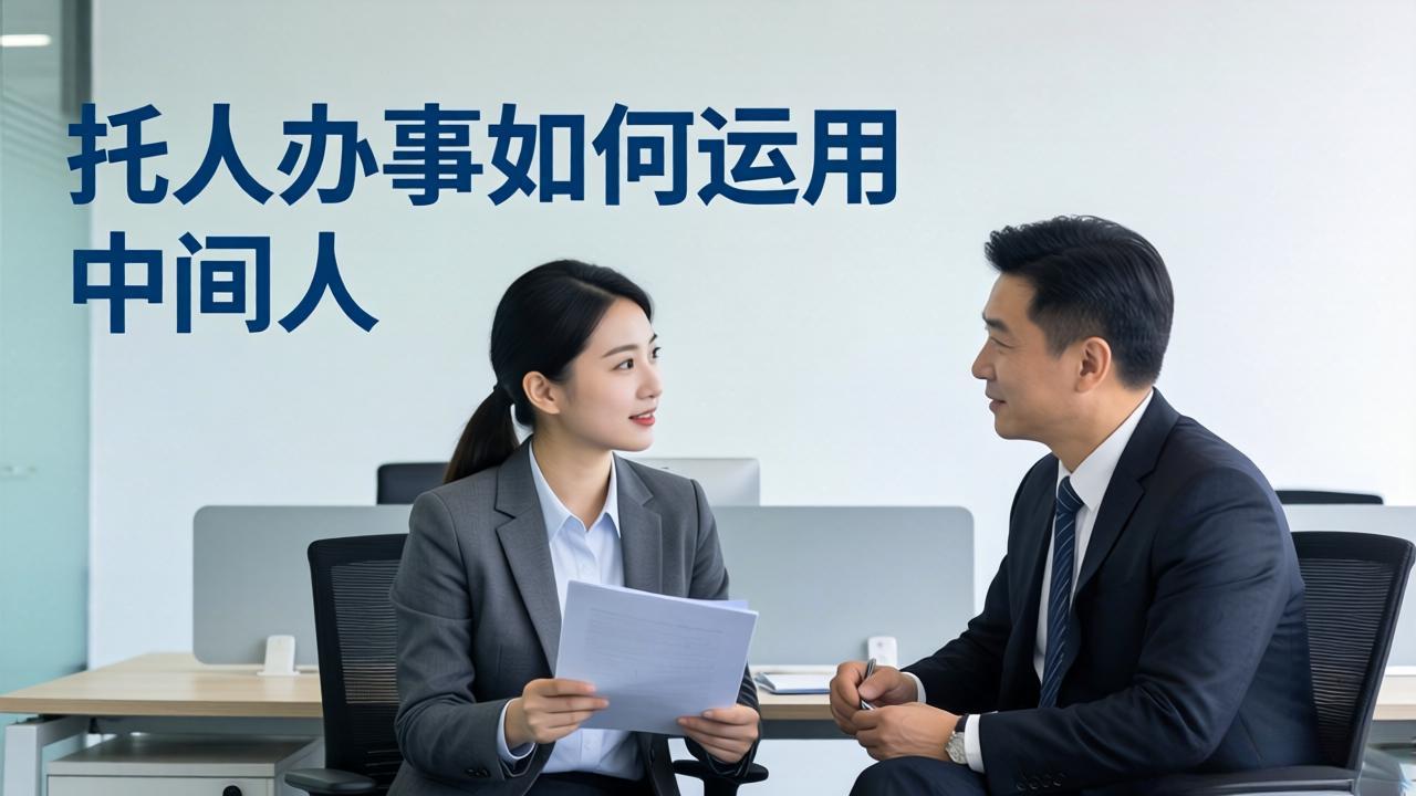 付费文章：托人办事如何运用中间人？-xiaobairz