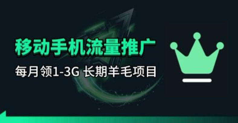 手机流量领取推广_每月一轮，刚需类的长期项目-xiaobairz