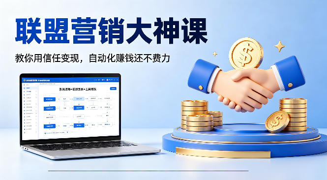 联盟营销大神课，教你用信任变现，自动化賺钱还不费力【原创双语字幕】-xiaobairz
