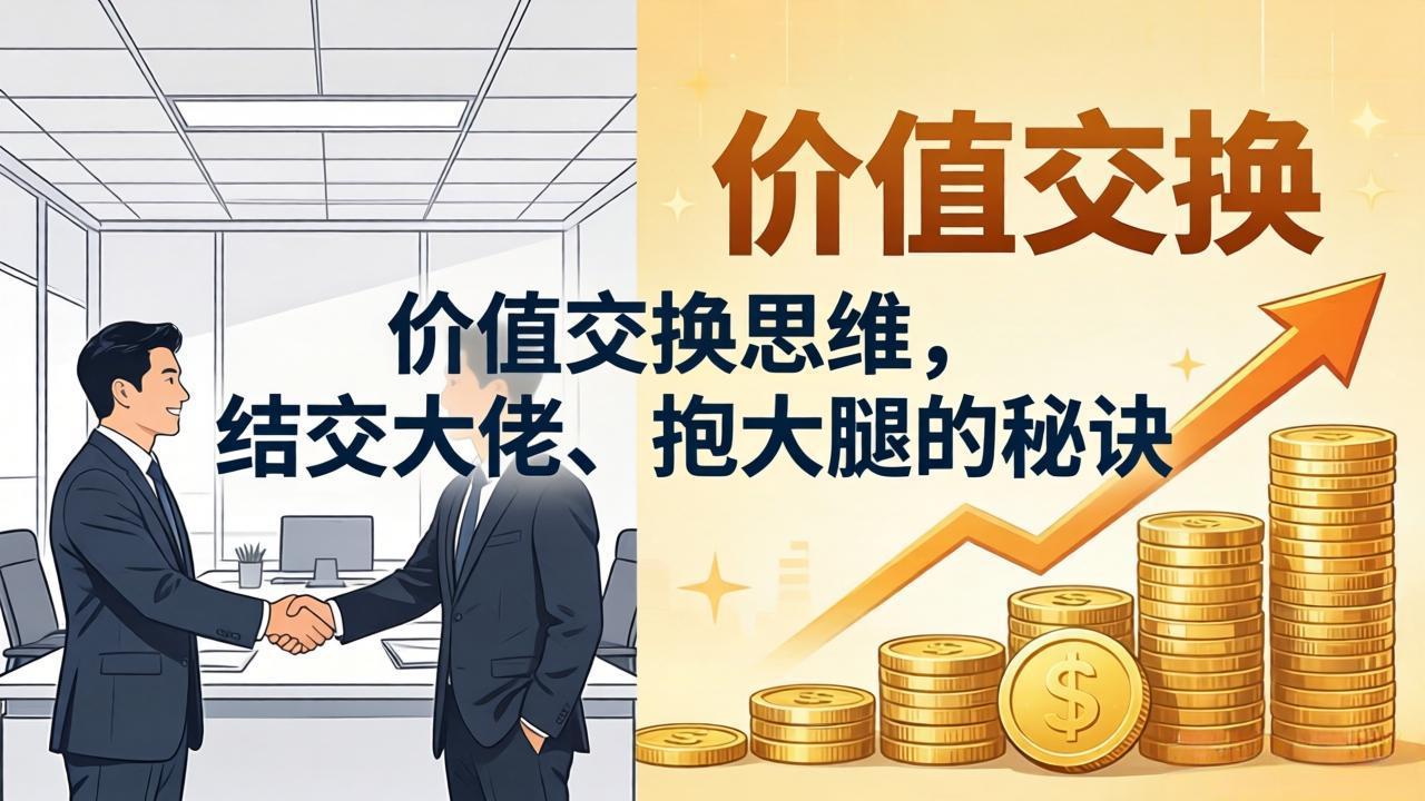 某付费文章：价值交换思维，结交大佬、抱大腿的秘诀-xiaobairz