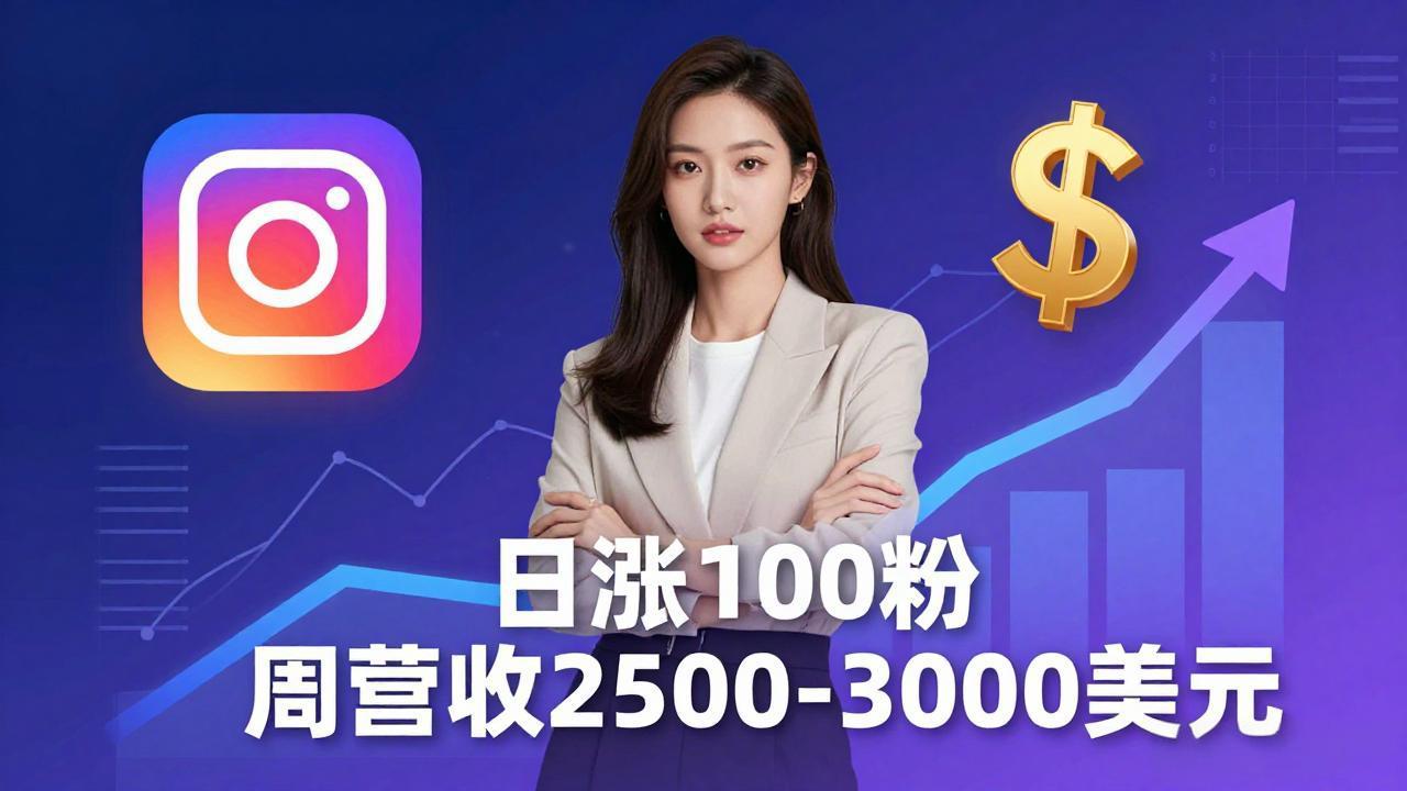 想做数字产品？Sheri亲授：日涨100粉、每周2500至3000美元的营收，Instagram躺着赚-xiaobairz