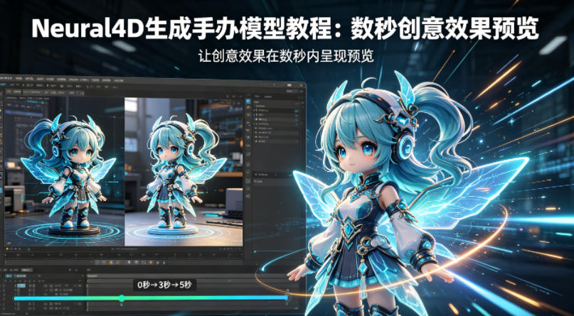 Neural4D生成手办模型教程，让创意效果在数秒内呈现预览-xiaobairz