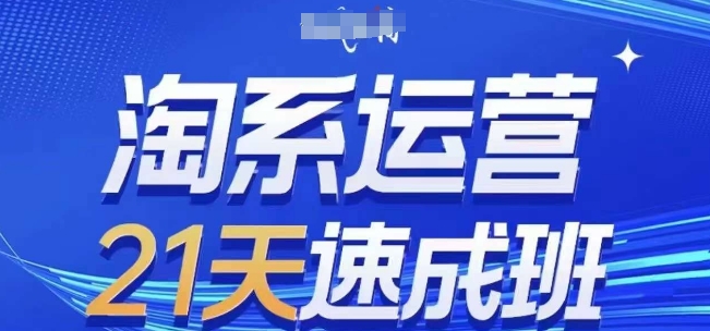 淘系运营21天速成班，0基础轻松搞定淘系运营，不做假把式，快速复制落地(更新26年4月)-xiaobairz