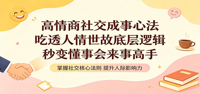高情商社交成事心法：吃透人情世故底层逻辑，秒变懂事会来事高手-xiaobairz
