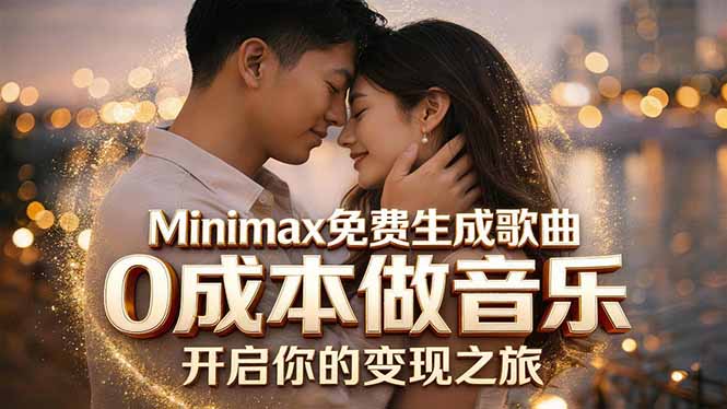 Minimax免费生成歌曲实测！0成本做音乐，说唱流行Lofi一键生成-xiaobairz