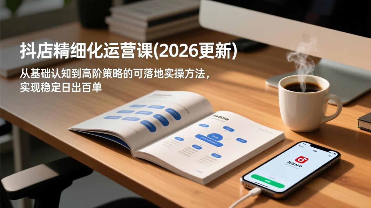 抖店精细化运营课(更新5月-xiaobairz