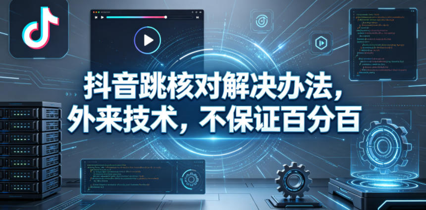 抖音跳核对解决办法，外来技术，不保证百分百-xiaobairz