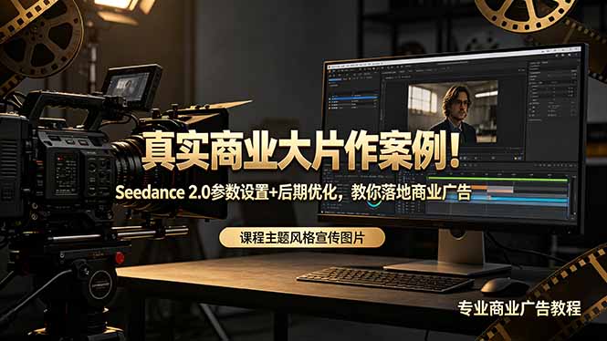 真实商业大片作案例！Seedance 2.0参数设置+后期优化，教你落地商业广告-xiaobairz