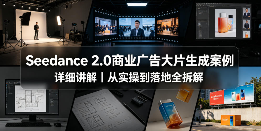 Seedance 2.0商业广告大片生成案例详细讲解｜从实操到落地全拆解-xiaobairz
