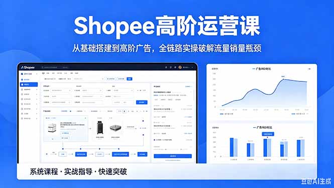 Shopee高阶运营课-2026年5月更新，从基础搭建到高阶广告，全链路实操破解流量销量瓶颈-xiaobairz