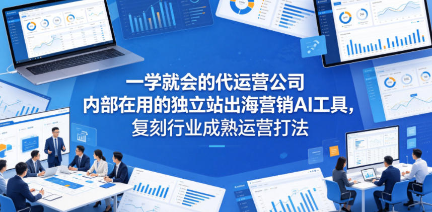一学就会的代运营公司内部在用的独立站出海营销AI工具，复刻行业成熟运营打法-xiaobairz